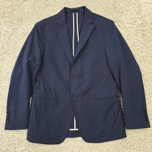 Calvin Klein Mens Unstructured Stretch Blazer Size 38S Lightweight‎ Modern